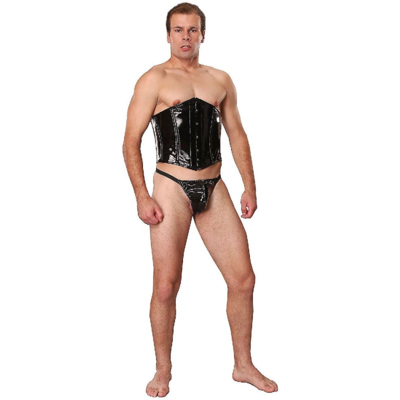 LE 1778 PVC Corset for Men - Men's corsets 